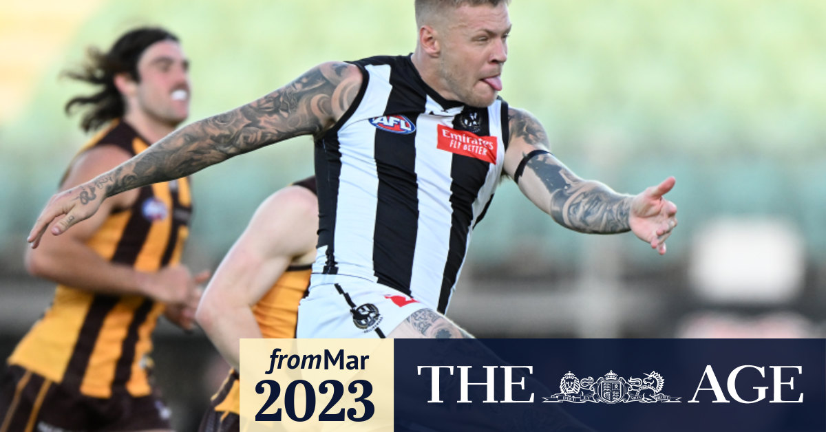AFL practice matches Hawthorn Hawks v Collingwood Magpies, Brisbane
